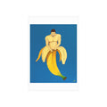 Banana Man Art Print — Bold Pop Surreal Poster